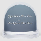 Orca Snow Globe Custom Killer Whale Snow Globe Schneekugeln (Rückseite)