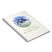 Orca Spirits "It's my planet, too!" Spiral Notizblock (Rechte Seite)