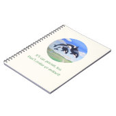 Orca Spirits "It's my planet, too!" Spiral Notizblock (Linke Seite)