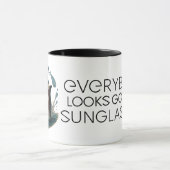 Orca Splash in Shades – Whale & Dolphin Day ELGIS Tasse (Zentrum)