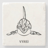 Orca Steinuntersetzer (Vorderseite)