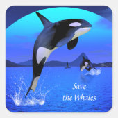 Orca Sticker (Vorderseite)
