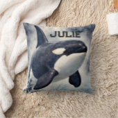  Orca Stormy waves, Personalized Kissen (Decke)