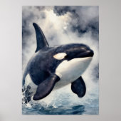Orca Stormy waves, Poster (Vorne)