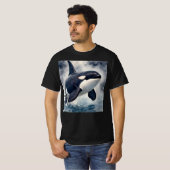 Orca Stormy waves T-Shirt (Vorne ganz)