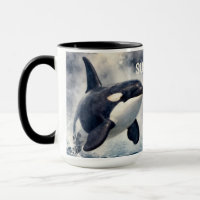 Orca Stormy Wellen Personalisiert
