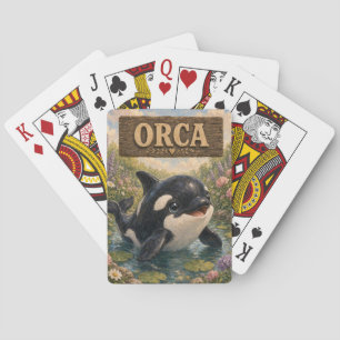 Orca Süßes Baby-Geschichtenbuch-Nursery-Tier Spielkarten