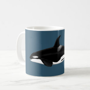 Orca-Tasse in dunkelblau Kaffeetasse