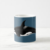 Orca-Tasse in dunkelblau Kaffeetasse (Mittel)
