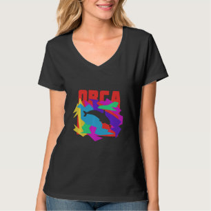 Orca-Tier-Mosaik-Puzzle-Swea T-Shirt