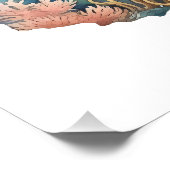 Orca und Korallen Poster (Ecke)