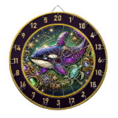 Orca und Turtle Themed Wall Art Dartscheibe (vorne)