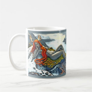 Orca unter der Göttin Kaffeetasse