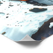 Orca unter der Göttin Poster (Ecke)