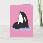 Orca Valentinstag Karte (Vorderseite)