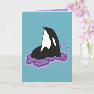 Orca Valentinstag Karte
