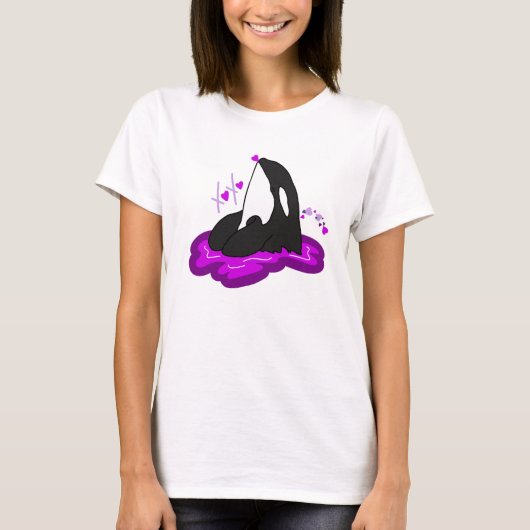 Orca Valentinstag T-Shirt (Vorderseite)
