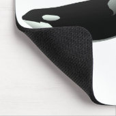 Orca Wal Illustration - Hintergrundfarbe auswählen Mousepad (Ecke)