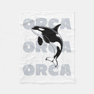 Orca Wal Oceanus Tierliebhaber ORCA Fleecedecke