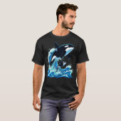 Orca-Wal-Ozean T-Shirt (Vorne ganz)