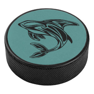 Orca-Wal-Tattoo-Design Hockey-Puck Eishockey Puck
