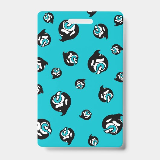 Orca Wal Teacher Hall Pass Ausweis (Vorderseite)
