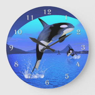 Orca Wall Uhr