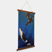 Orca Wandteppich Mit Holzrahmen (Gewinkelt)