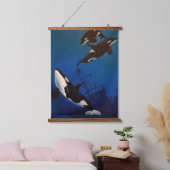 Orca Wandteppich Mit Holzrahmen (Schlafzimmer)