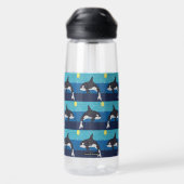 Orca - Wasserflasche Trinkflasche (Rückseite)