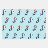 Orca Weihnachtspapier Geschenkpapier Set (Vorderseite 2)