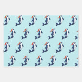 Orca Weihnachtspapier Geschenkpapier Set (Vorderseite)
