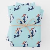 Orca Weihnachtspapier Geschenkpapier Set (Beispiel)