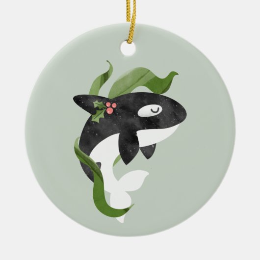 Orca Weihnachtsschmuck (Vorne)