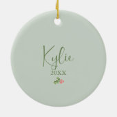 Orca Weihnachtsschmuck (Hinten)