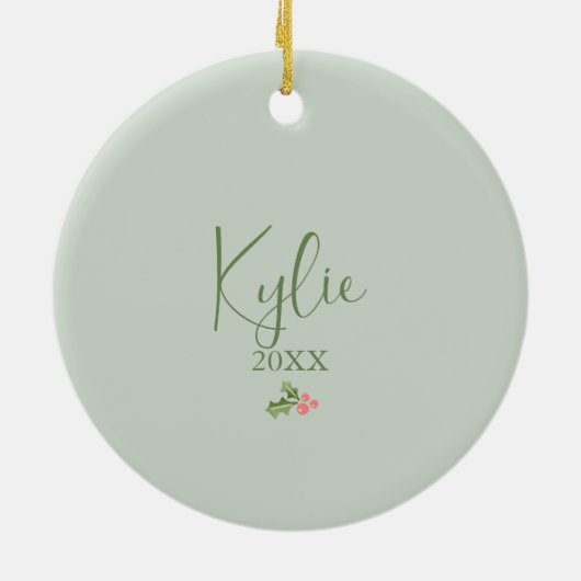 Orca Weihnachtsschmuck (Hinten)