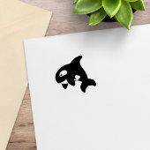 Orca Whale 2 Gummistempel