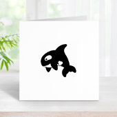 Orca Whale 2 Gummistempel