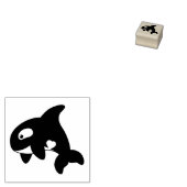 Orca Whale 2 Gummistempel (Stempel)