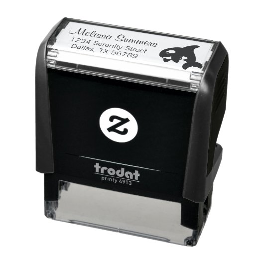 Orca Whale-Adresse Permastempel (Produkt)