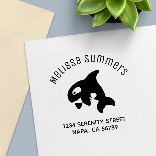 Orca Whale Arch Address Permastempel