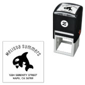 Orca Whale Arch Address Permastempel (Beispiel)