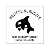 Orca Whale Arch Address Permastempel (Design)