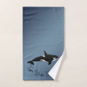 Orca Whale Bath Sets Killer Whales Badezimmer Hand (Handtuch)