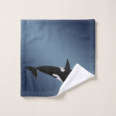 Orca Whale Bath Sets Killer Whales Badezimmer Hand (Waschlappen)
