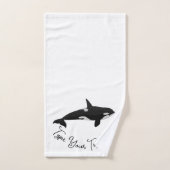 Orca Whale Bath Sets Killer Whales Badezimmer Hand (Handtuch)