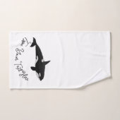 Orca Whale Bath Sets Killer Whales Badezimmer Hand (Handtuch)