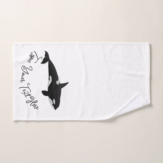 Orca Whale Bath Sets Killer Whales Badezimmer Hand (Handtuch)