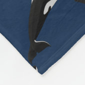 Orca Whale Blanket Killer Whale Fleece Blankets (Ecke)
