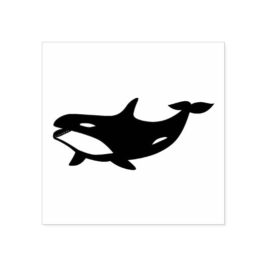 Orca Whale Briefmarke Gummistempel (Prägung)